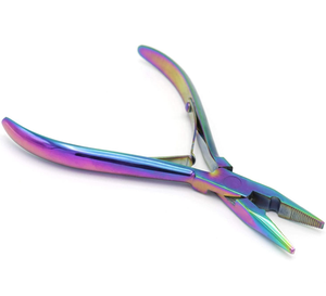 Pinzas de Acero Inoxidable de Color Sólido para Extensiones de Cabello, Herramientas para Colocar Extensiones de Cabello, Venta al Por Mayor - Product Image 5