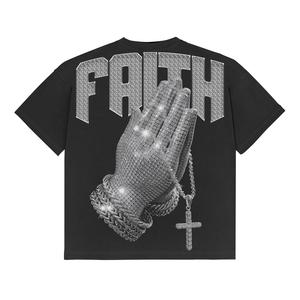 Camisetas de Hombre con Cuello Redondo 100% Algodón, Corte Holgado, Personalización Única de la Mejor Calidad, 2026, Precios al por Mayor - Product Image 4