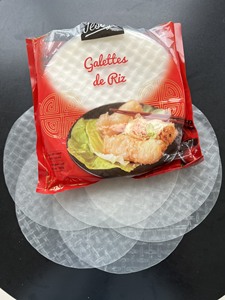 Vendeur leader de papier de riz vietnamien, rouleaux de printemps emballés, forme ronde/carrée, taille 16cm 18cm 20cm, Bánh Tráng |   +OO84919574297 - Product Image 3