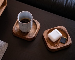 Wooden Coaster Round Heat Mat Heat Resistant Decorative Kitchen <b>Trivet</b> for Hot Dishes Coffee Mugs Home Dining Table Protection - Product Image 4