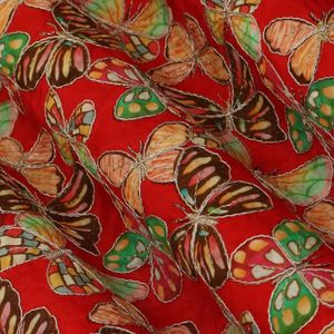 Premium position print with embroidery fabric is a modern textile designed for stylish fashion and <b>garment</b> collections This fabr - Product Image 5