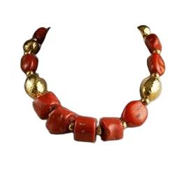 Collar de varias formas hecho a mano para mujer, cuentas de resina, cuentas de vidrio - Product Image 2