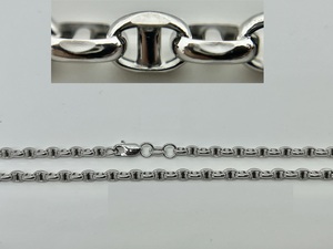 G750 UBS สร้อยคอโซ่ทองคำขาว 18K 45 ซม- 4.82 กรัม งานฝีมือประณีต - Product Image 3
