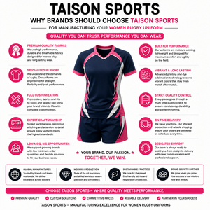 Uniforme de rugby pour femmes, tissu polyester premium 220 GSM, évacuation de l'humidité, panneaux marron et blancs, impression par sublimation personnalisée, vêtements d'équipe - Product Image 5