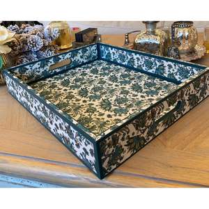 ถาดเสิร์ฟลายพิมพ์ MDF สวยหรู 56 ซม. ออกแบบมาเพื่อการตกแต่งโต๊ะอาหาร RR ENTERPRISES RR202512526 - Product Image 5