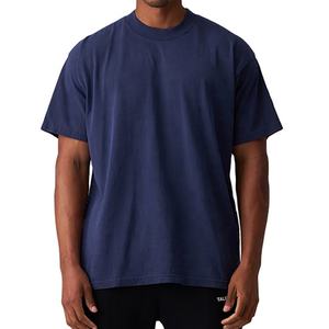 <b>Men's</b> <b>Navy</b> <b>Blue</b> Short Sleeve O-Neck T-<b>Shirt</b> Regular Fit Casual 100% Cotton Jersey Knitted Solid Color - Product Image 1