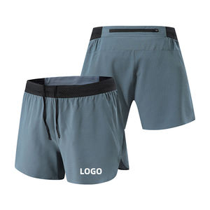 Pantalones Cortos Deportivos para Hombre, Cintura Media, Secado Rápido, para Maratón, Fitness, Jogging, con Cordón Ajustable, Bolsillo para Teléfono, Estilo Golf - Product Image 1