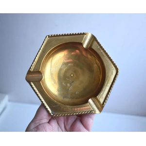 Solid Brass Embossed <b>Ashtray</b> <b>Vintage</b> for Cigarettes Smoking Holder for Indoors or Outdoors use At Wholesale Price - Product Image 4