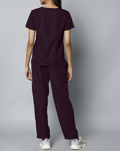 Custom Logo Unisex <b>Plus</b> <b>Size</b> Medical <b>Scrubs</b> Summer <b>Scrub</b> Sets Short Sleeve Jogger Hospital Uniform OEM Service Spandex Spandex - Product Image 2