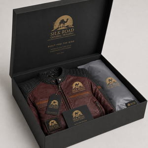 เสื้อแจ็คเก็ตมอเตอร์ไซค์หนังแท้ยูนิเซ็กซ์ Silk Road General Trading แขนยาว สกรีนโลโก้ตามสั่ง ระบายอากาศได้ดี กันลมหนาว สำหรับขี่ครุยเซอร์ - Product Image 5