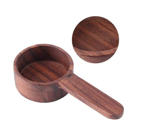 Cucharas medidoras de madera con mango largo, cucharas medidoras grabadas con medidas precisas, juego de cucharas de madera de haya - Product Image 3