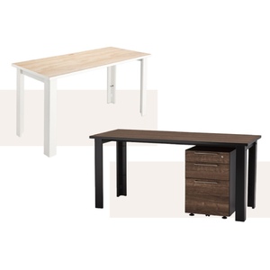 Holis 1200 Modern Japanese-Made Wood Custom Freestanding Office <b>Desk</b> System Adjustable Width Depth Height Corporate Home Office - Product Image 3