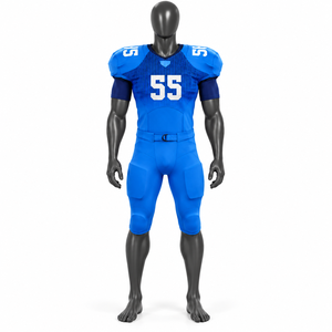 Uniforme de football américain personnalisable de haute qualité, très vendu, avec logo, nom et numéro personnalisés - Product Image 4