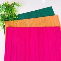 Sets de table en bambou durables - Style bohème, couleur personnalisable, utilisation intérieure/extérieure pour fêtes, maison et restaurant - Meilleure vente