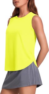 Camiseta sin mangas para mujer, color azul marino, tejida, con encaje, botones, cuello redondo, color sólido, informal, transpirable, ecológica, de secado rápido, corte regular - Product Image 3