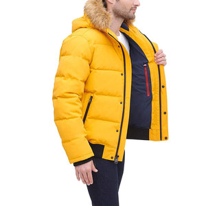 High Quality Trending Men <b>Winter</b> Puffer Jackets with Stand Collar and Front Logo Warm in All Colors & Sizes - Product Image 4