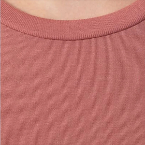 Haut court tricoté pour femme, manches courtes, col rond, t-shirt décontracté, design torsadé sur le devant, pour le printemps et l'été - Product Image 3