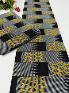 Tissu en coton imprimé africain multicolore Maputo de haute qualité avec motifs vibrants, idéal pour les vêtements, les sacs, les robes et - Product Image 3