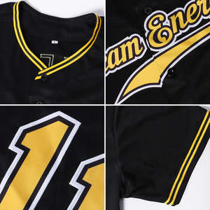 เสื้อเบสบอลแบบซับลิเมชั่นสั่งทำพิเศษ OEM ปรับแต่งได้ 100% โพลีเอสเตอร์ แบบลำลอง ติดกระดุมด้านหน้า พร้อมชื่อทีมและหมายเลข สไตล์เสื้อกีฬา - Product Image 3