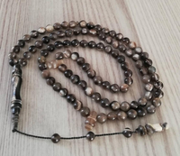 Tasbih en corne de buffle de qualité supérieure, écologique, fait main, Misbaha de luxe, perles de cadeau islamique, vente en gros, premium