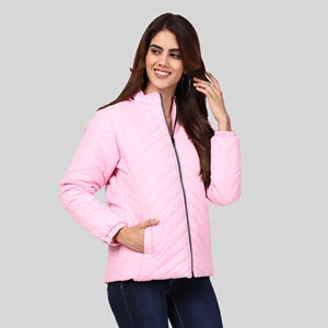 Chaqueta Bomber de Lana Estampada para Chicas, Diseño Moderno, con Capucha, Forro de Lana de Secado Rápido, Chaqueta de Invierno - Product Image 4