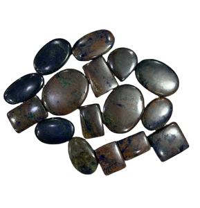 Cabujón de cristal de azurita Natural de grado AAA, piedra preciosa suelta de tamaño personalizado para la fabricación de joyas, regalo de Chakra Reiki, precio al por mayor - Product Image 4