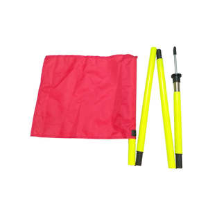Bandera de Esquina de Fútbol Plegable Portátil de Alta Calidad, 4 Piezas, Equipo Esencial para Entrenamiento de Agilidad Infantil, Base con Resorte y Pico - Product Image 3