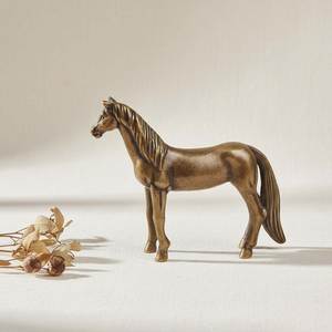 Centre de table en laiton de designer en forme de cheval pour décoration de mariage et collection d'objets d'intérieur exclusifs faits à la main - Product Image 1