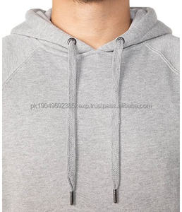 Sweat à capuche pour homme de haute qualité 100% coton Style streetwear Brodé Teint uni en couleurs unies d'hiver Prix de gros - Product Image 3