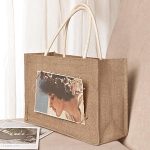 Bolsa de Compras Ecológica de Yute con Interior Laminado para Protección - Product Image 6