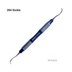 Ergonomic Manual Dental 204 <b>Sickle</b> Hygienist Scaler Made of Stainless Steel CE Certified by Roboz Tech Pakistan - Product Image 1