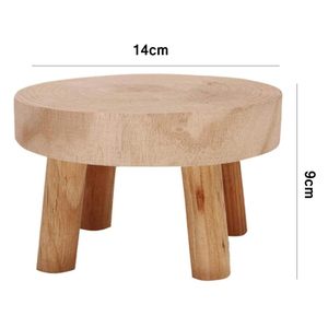 Wooden Plant <b>Stand</b> for Indoor Outdoor Flower <b>Pot</b> <b>Stand</b> Base Holder Stool Decorative Plant Display <b>Stand</b> for Home - Product Image 2
