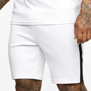 Pantalones Cortos Deportivos Blancos para Hombre, Casuales, para Gimnasio, Entrenamiento, Running, Transpirables - Product Image 1