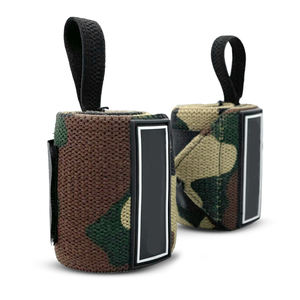 Best Selling Wholesale Price 7mm Neoprene Breathable Non-Slip Adjustable Weight Lifting <b>Wrist</b> Wraps with <b>Thumb</b> Loops Unisex - Product Image 2