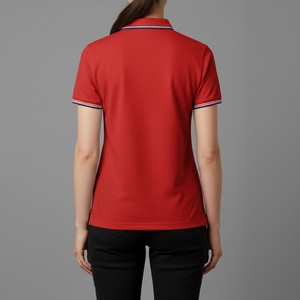 Chemise décontractée personnalisée pour femme avec broderie frontale, respirante et anti-humidité, idéale pour le golf ou comme uniforme de bureau, service OEM 100% disponible. - Product Image 3