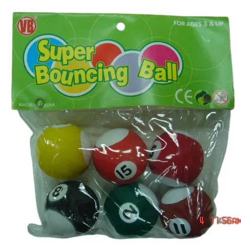 Großhandel 45mm Classic Toys Gummi High Bounce Ball Verkaufs automat & Werbe spielzeug Logo (andere Größe antike