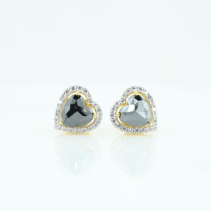 Trendy Dainty Minimalist Fine Jewelry 925 Sterling <b>Silver</b> Women's <b>Stud</b> Earrings with Pear Cut CZ Gold Plated and for Gifts - Product Image 1