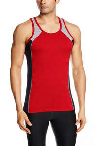 Débardeur de sport en polyester pour homme, sans manches, pour la musculation, le fitness, la course à pied, anti-boulochage, respirant - Product Image 6