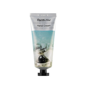 Crème hydratante pour les mains Farmstay pour peaux sèches, effet visible, perle noire - Product Image 1