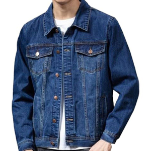 Blouson Bomber en Jean Délavé Vintage pour Homme, Veste Décontractée Tendance, Blouson de Baseball en Jean Personnalisé pour Homme, Veste Streetwear Zippée - Product Image 5