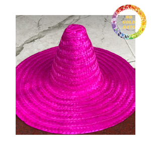 Chapeau de paille mexicain naturel pour la protection solaire, idéal pour les fêtes de plage et les festivals - Product Image 4