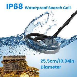 Detector de Metales Profesional, Totalmente Metálico, para Adultos y Principiantes, Bobina Impermeable de 10.04 Pulgadas, Pantalla LCD, Detector de Metales Industrial para Oro - Product Image 6