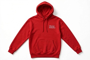เสื้อฮู้ดดี้สีน้ำเงินสำหรับผู้ชาย พิมพ์ลายสกรีนตัวอักษรตามสั่ง มีกระเป๋าจิงโจ้ ทรงปกติ ผ้าฝ้าย 100% ระบายอากาศได้ดี - Product Image 6