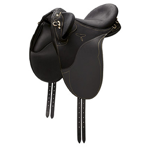 Selle Western Classique en Cuir Véritable Faite à la Main, Personnalisable et Durable, avec Arceau en Fibre de Verre et Conchos Argentés - Product Image 2
