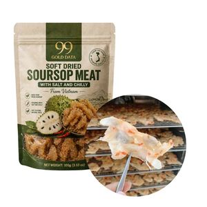 SMART JUNK FOOD WITH SPICY SALTY AND LITTLE SOUR TASTE HIGH QUALITY SOFT <b>DRIED</b> SPICY SOURSOP FRUIT WITH VACUUM PACK CHEAP PRICE - Product Image 4