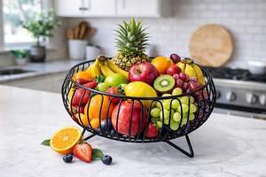 Panier de rangement rectangulaire en métal robuste, grande capacité, organisateur de placard - Product Image 3