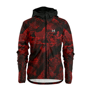 Direct Factory Made <b>Summer</b> Hooded Windbreaker <b>Jacket</b> Zipper Customized Pattern Printed <b>Lightweight</b> Nylon Coated Shell Front Eco - Product Image 5