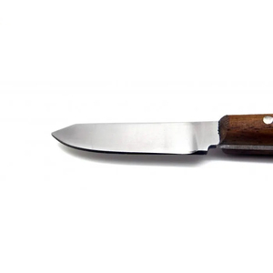 Couteau à cire dentaire en acier inoxydable de qualité supérieure, 13 cm, manche en bois, instrument manuel réutilisable pour le mélange - Product Image 4