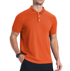 Nouveau design optimal, jersey tricoté solide pour chemise homme, manches courtes, haute qualité, logo personnalisé, séchage rapide, polyester/coton, vêtements décontractés - Product Image 2