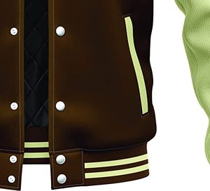 OEM Custom High Quality <b>Men</b> Baseball Varsity Jackets Kids Varsity Custom Letterman Jacket For <b>Men</b> - Product Image 4